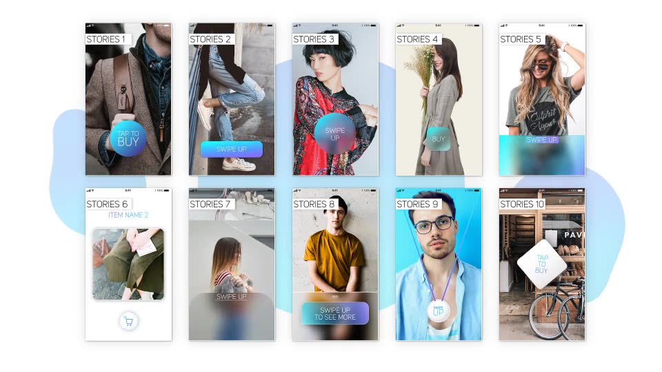 Instagram Swipe Up Stories Videohive 21823490 After Effects Image 2