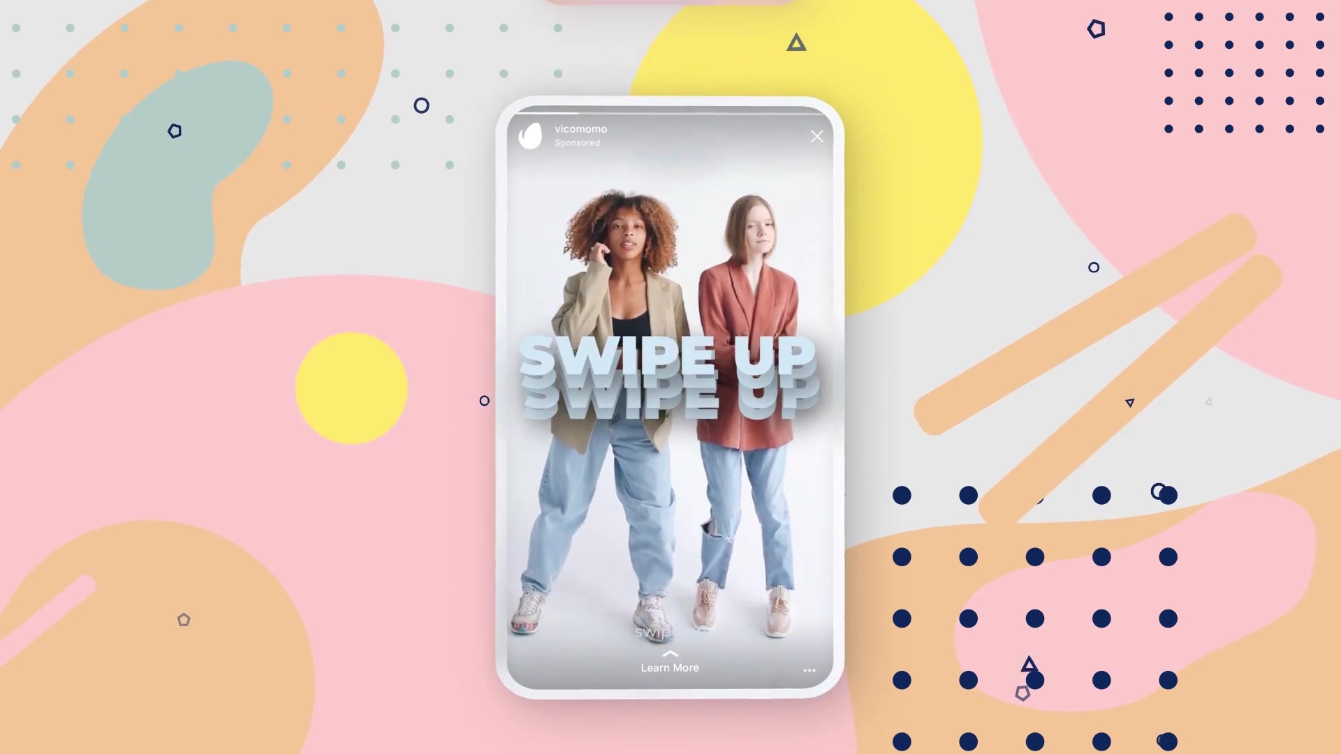 Instagram Swipe Up Stories Videohive 28774368 After Effects Image 6