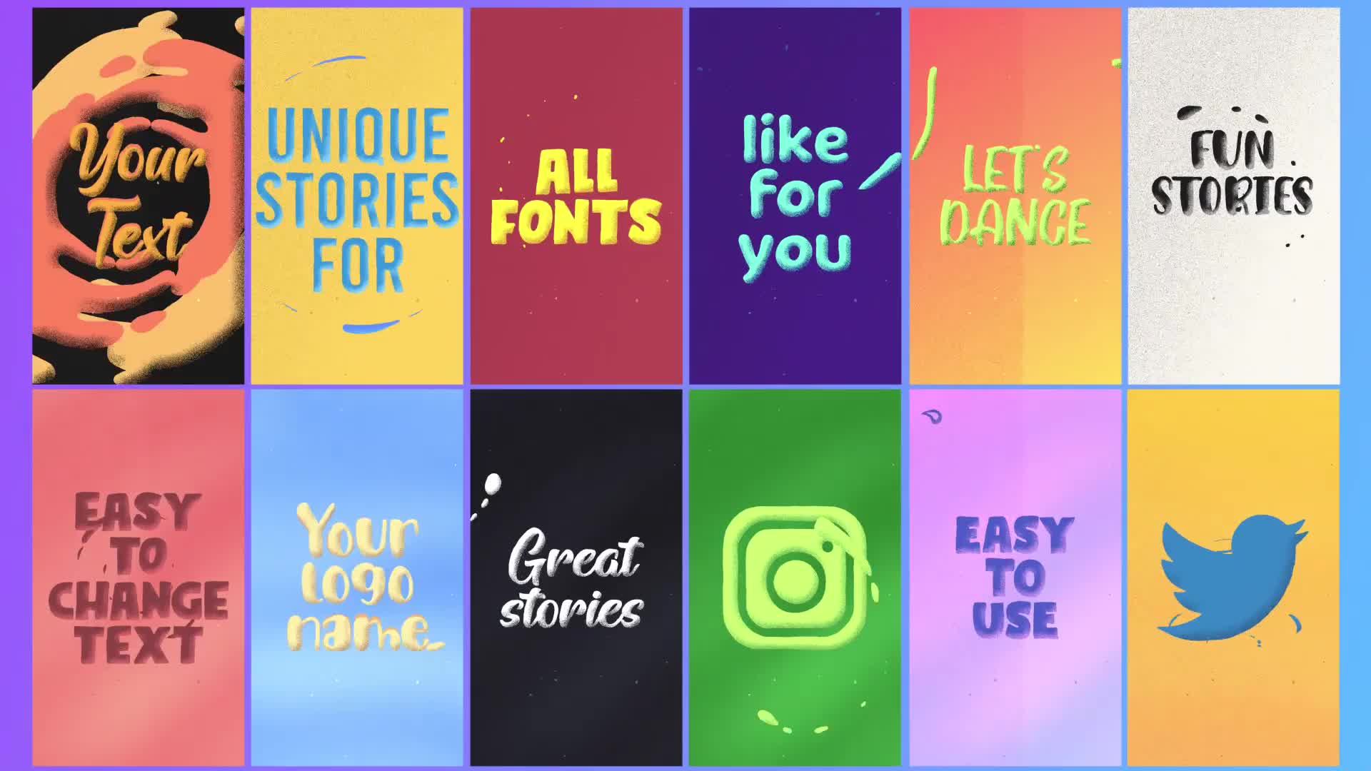 Instagram Text Stories | After Effects Videohive 32337980 After Effects Image 1