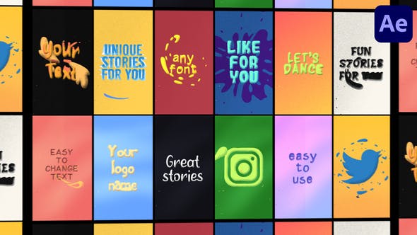 Instagram Text Stories | After Effects - Download 32337980 Videohive