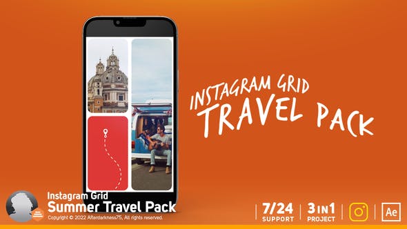 Instagram Travel Grid Pack - Download 37262414 Videohive