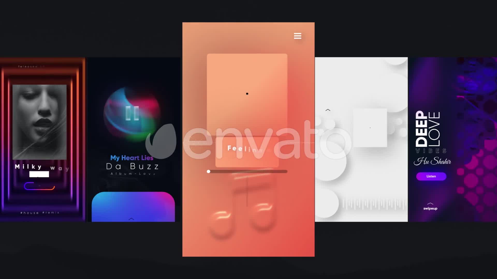Instagram Trendy Music Stories Videohive 27930058 After Effects Image 1