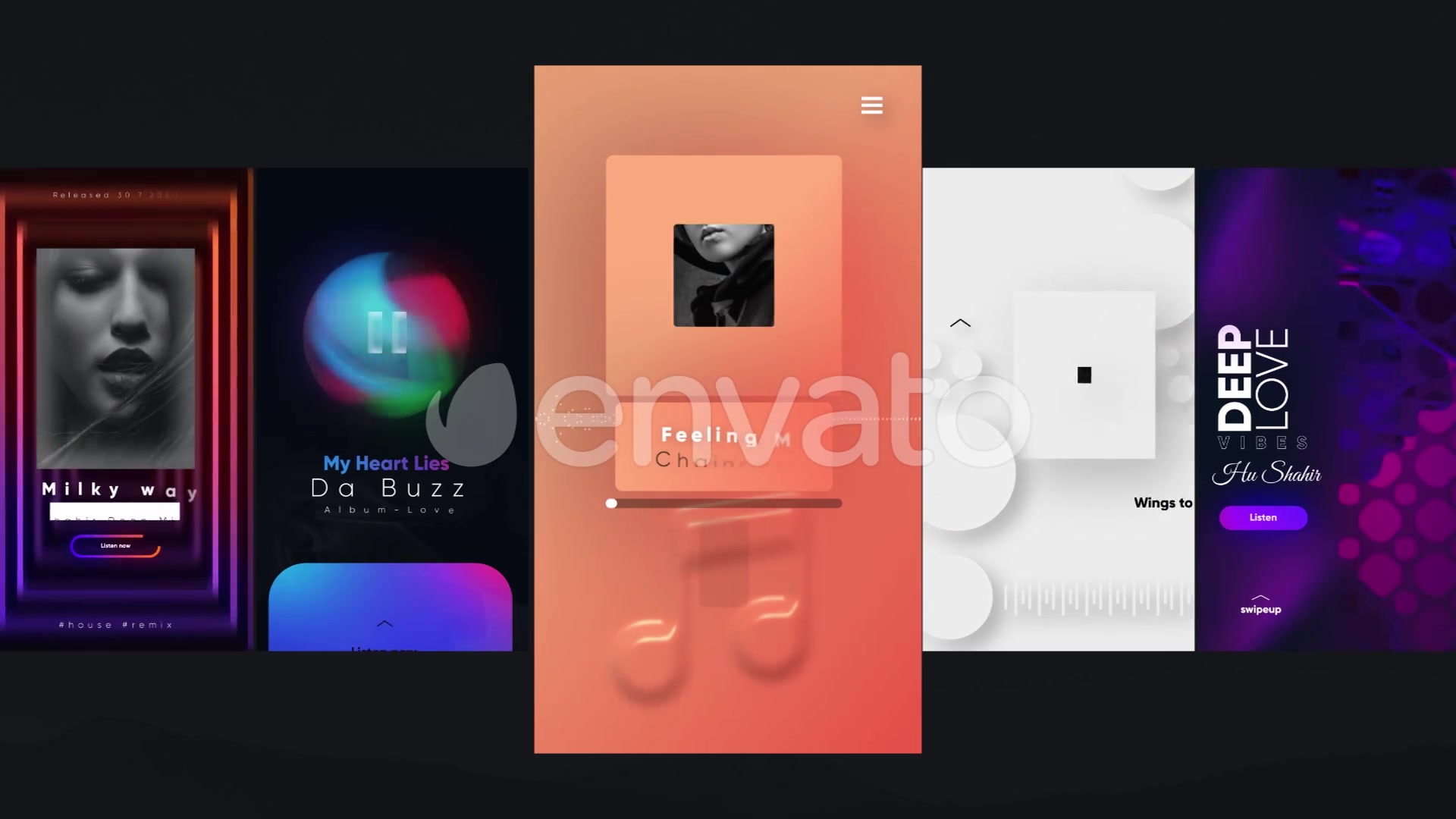 Instagram Trendy Music Stories Videohive 27930058 After Effects Image 9
