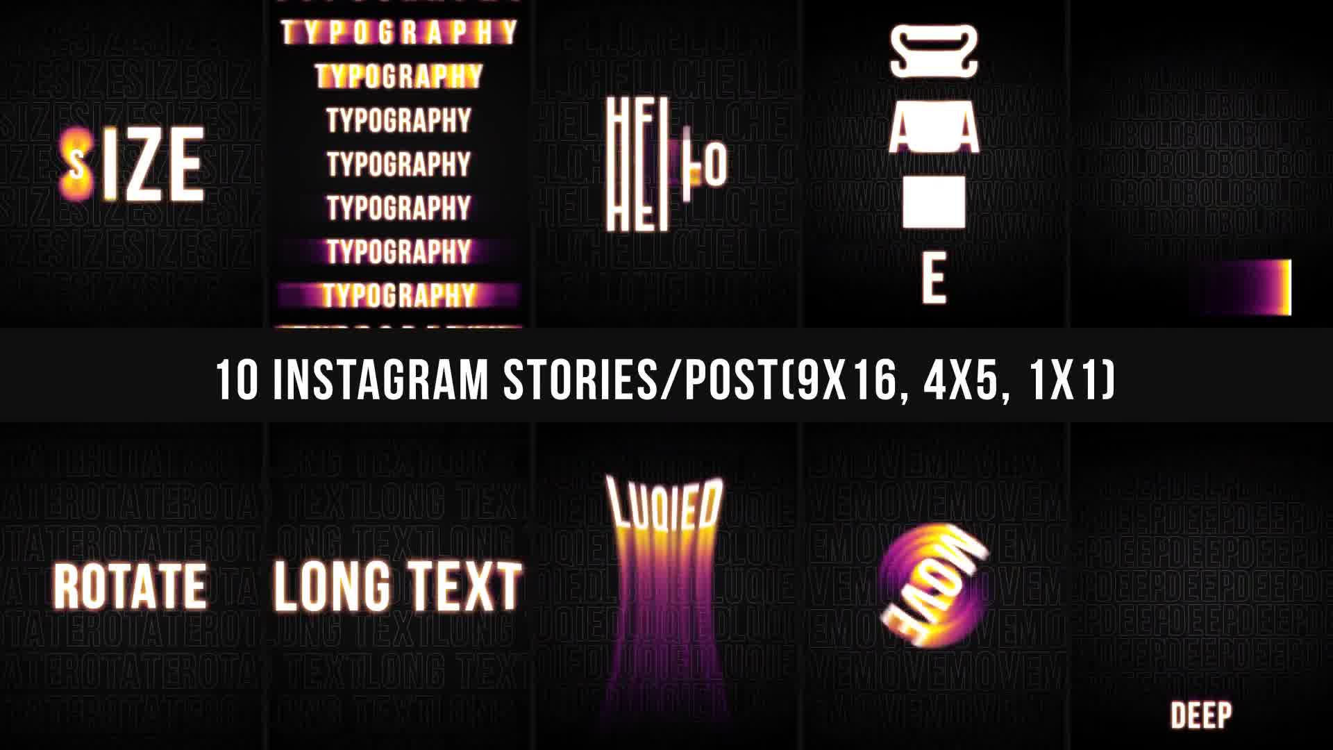Instagram Typography Videohive 33399702 After Effects Image 11