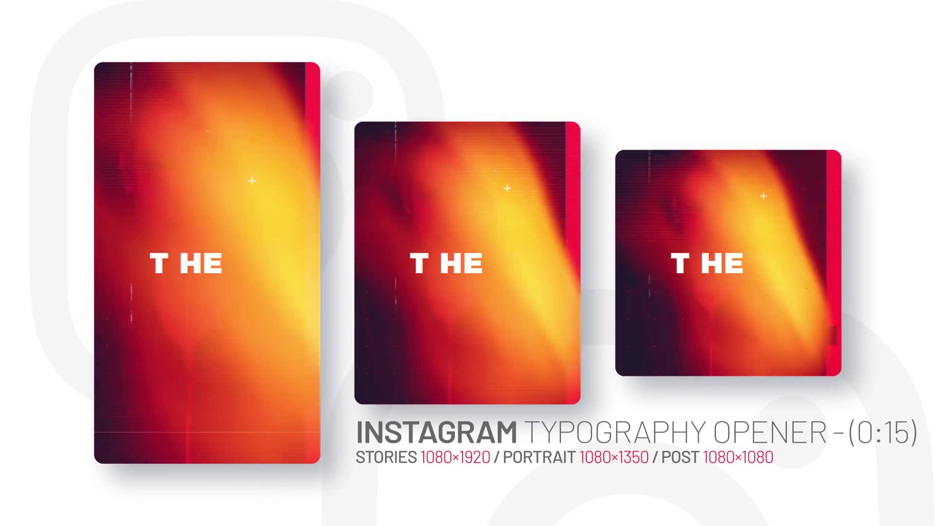 Instagram Typography Opener Videohive 35118689 After Effects Image 2