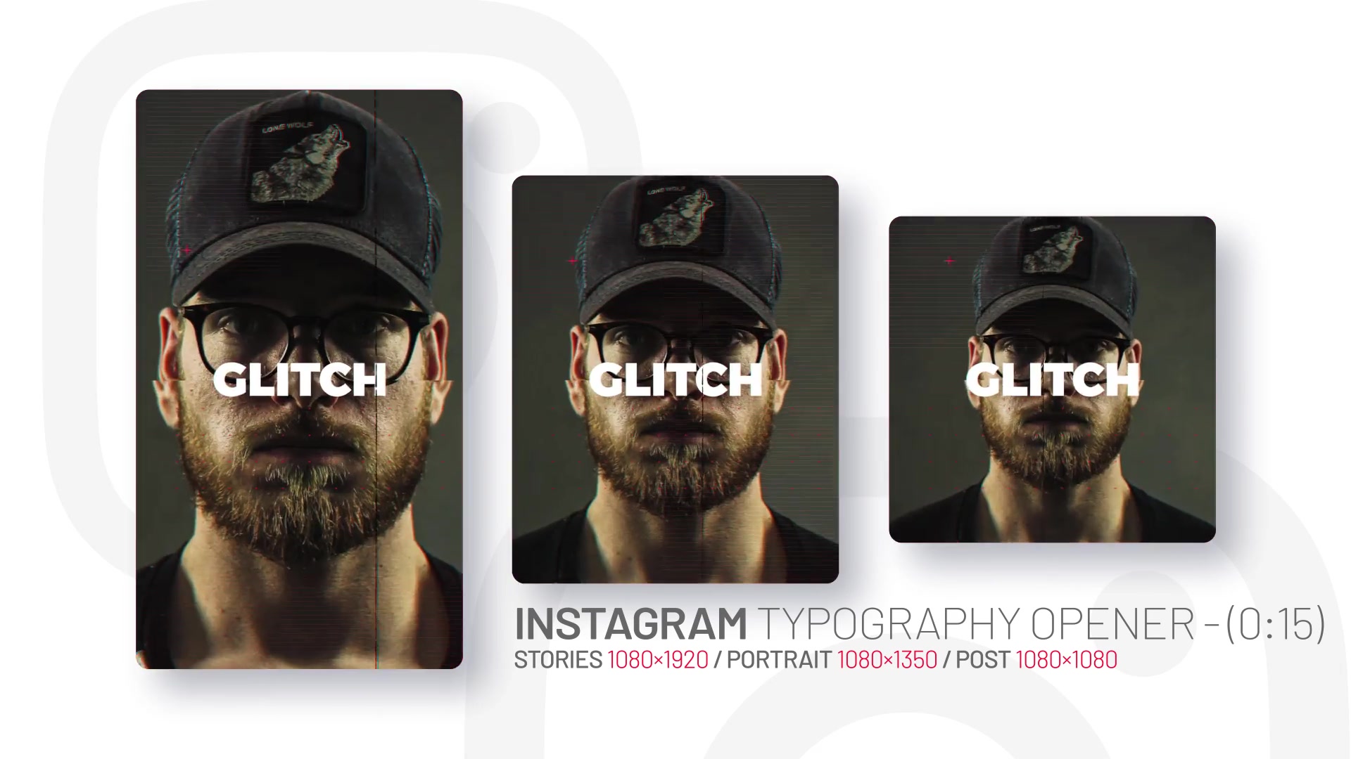 Instagram Typography Opener Videohive 35118689 After Effects Image 4
