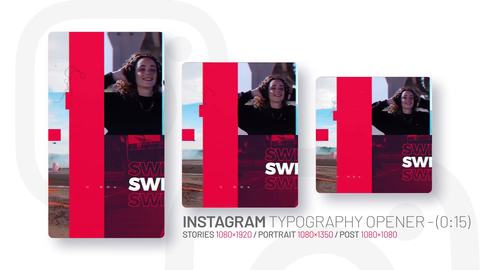 Instagram Typography Opener Videohive 35118689 After Effects Image 5