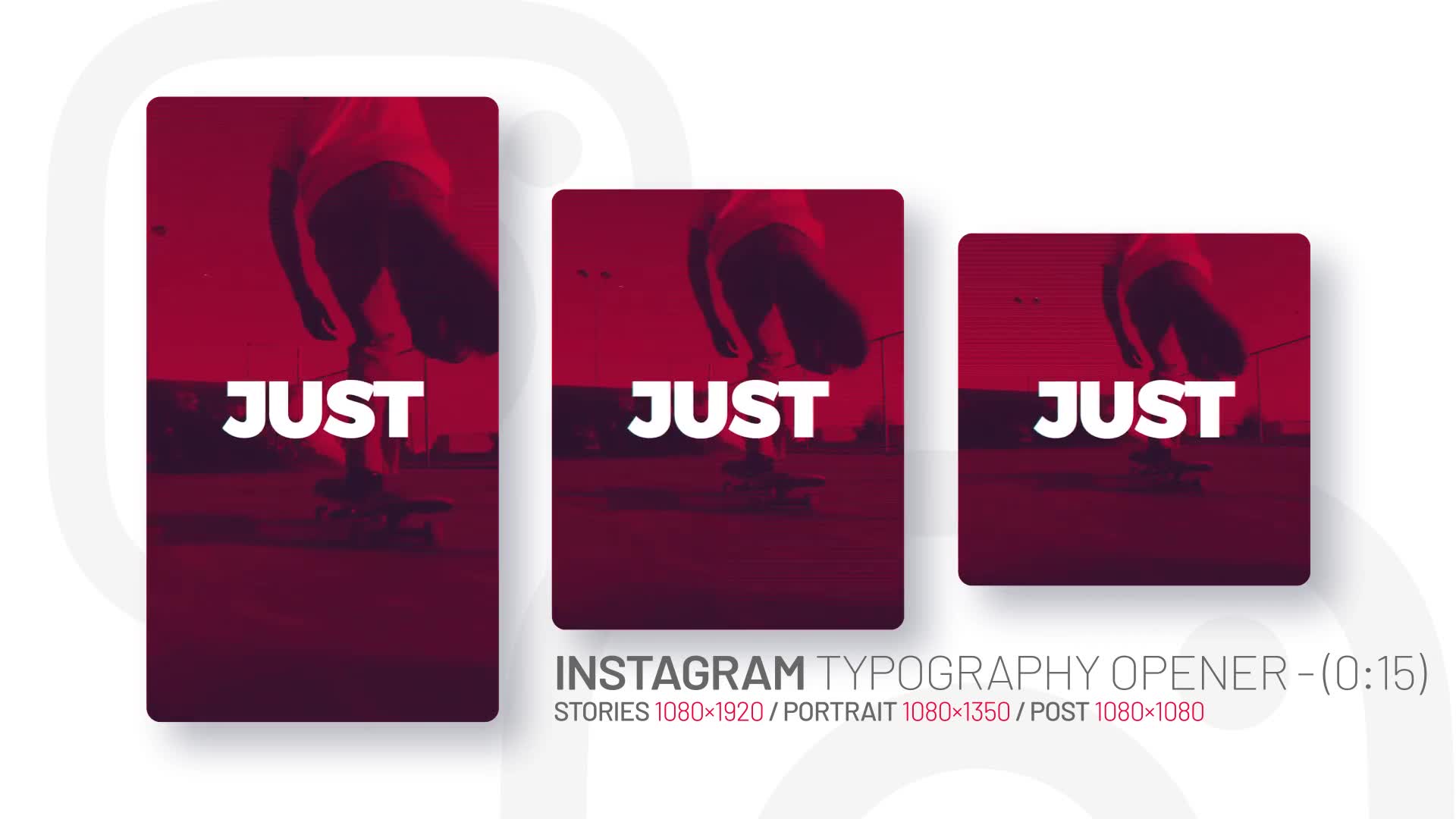 Instagram Typography Opener Videohive 35118689 After Effects Image 7