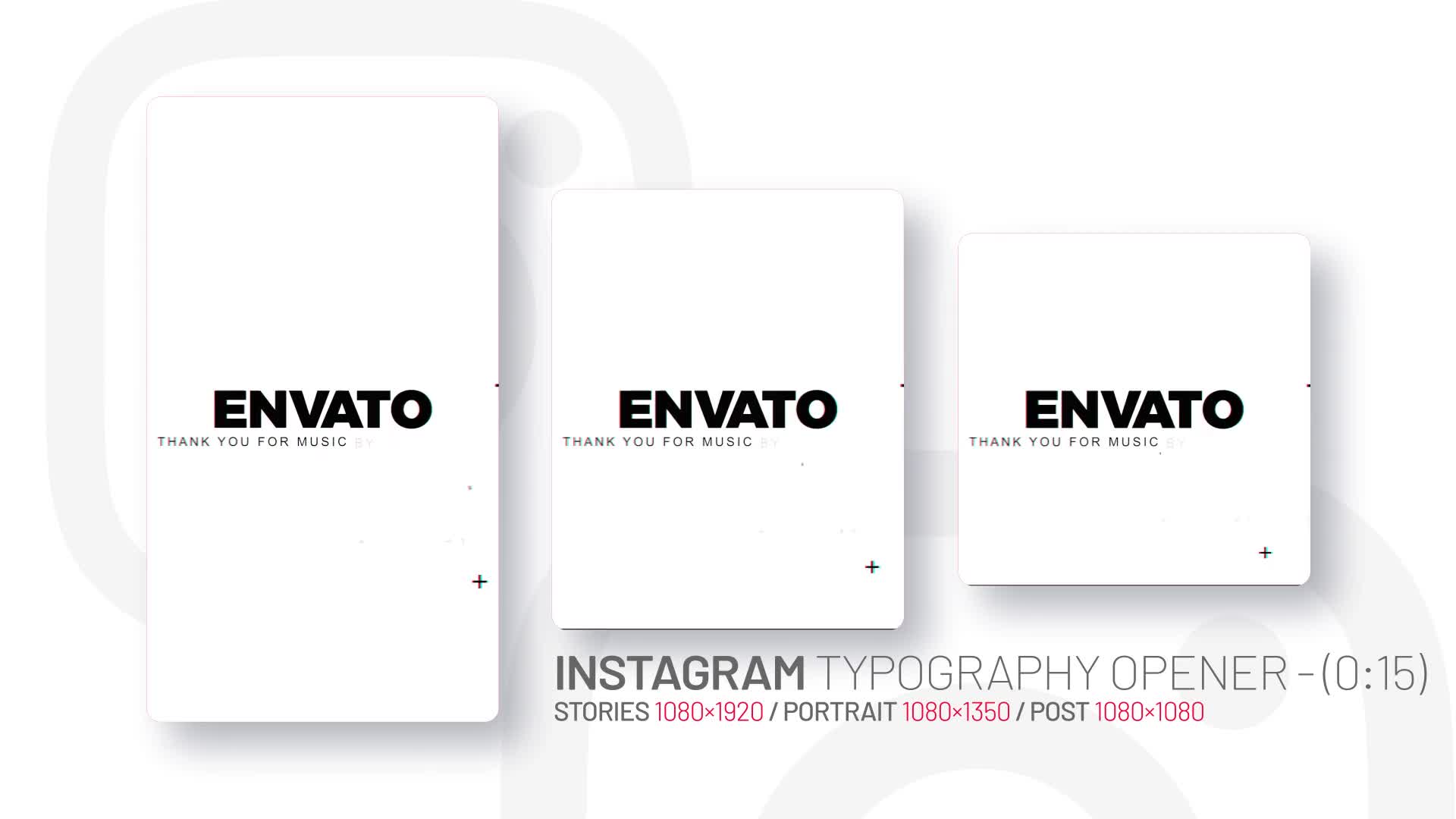 Instagram Typography Opener Videohive 35118689 After Effects Image 8