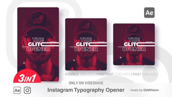 Instagram Typography Opener - 35118689 Download Videohive