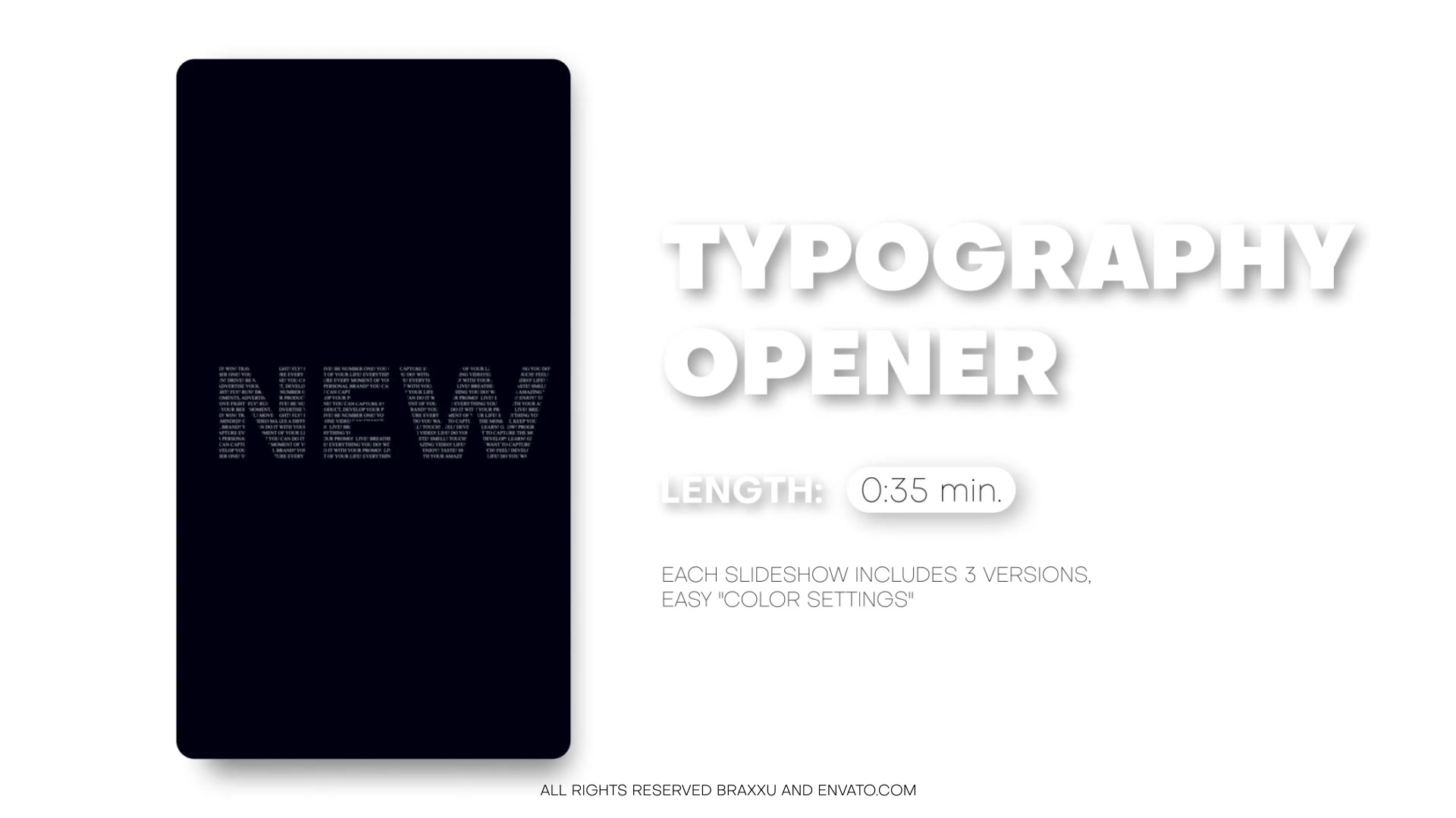 Instagram Typography Opener Videohive 34672257 After Effects Image 3