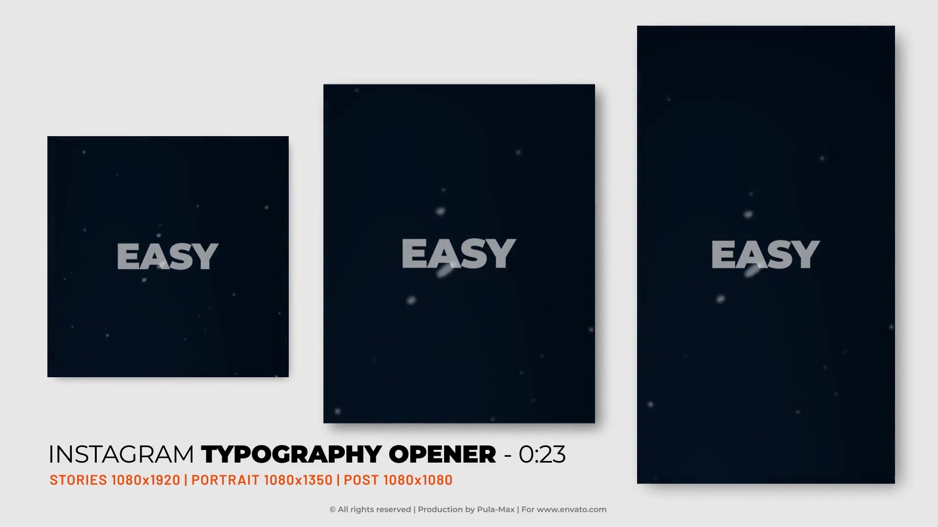 Instagram Typography Opener Videohive 35302983 After Effects Image 5