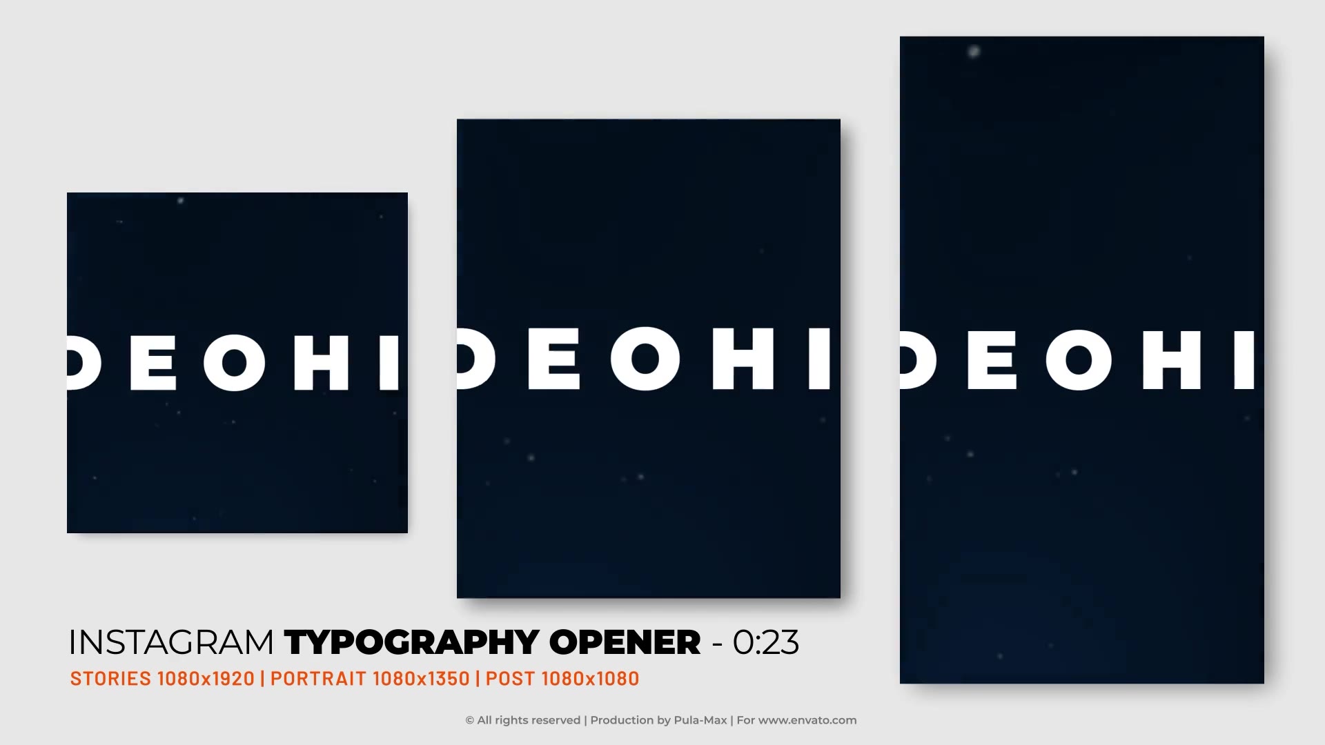Instagram Typography Opener Videohive 35302983 After Effects Image 8