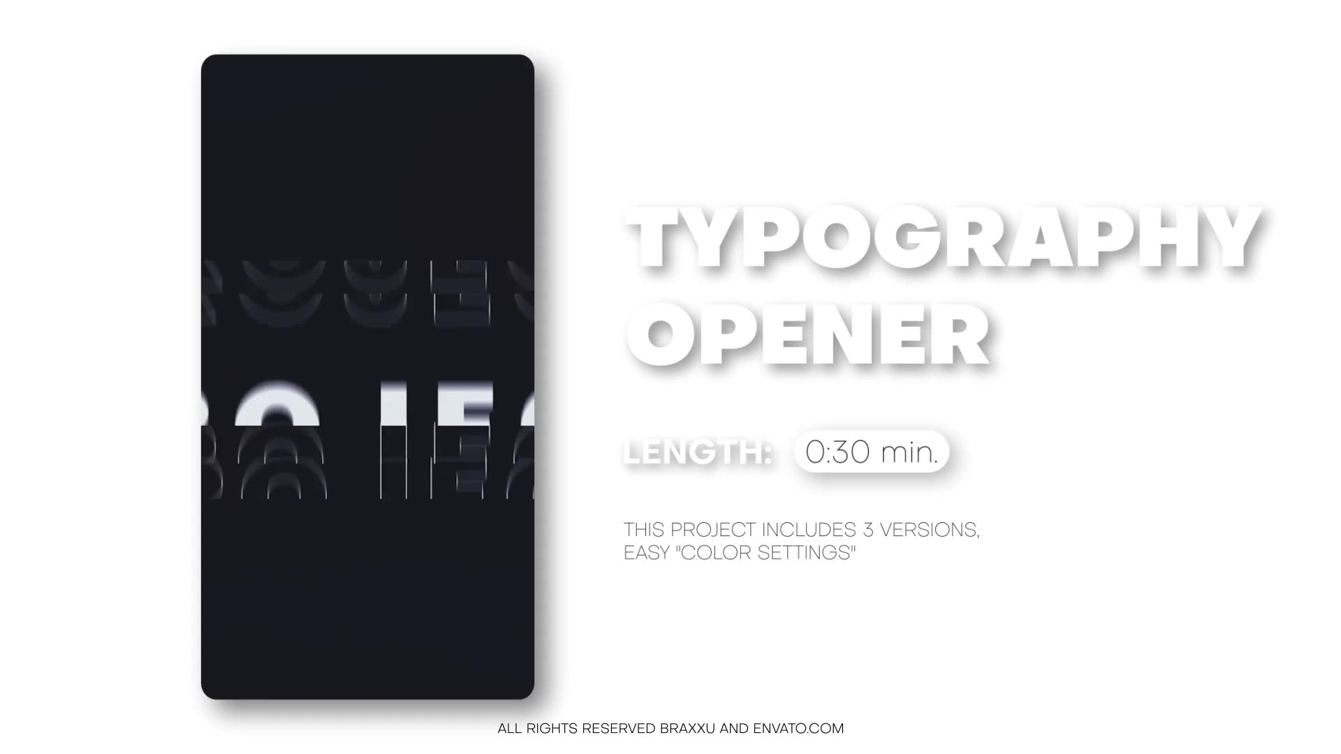 Instagram Typography Opener Videohive 34221988 After Effects Image 2