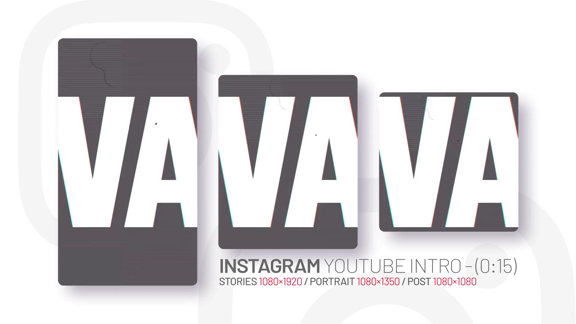 Instagram youtube intro Videohive 37067345 After Effects Image 6
