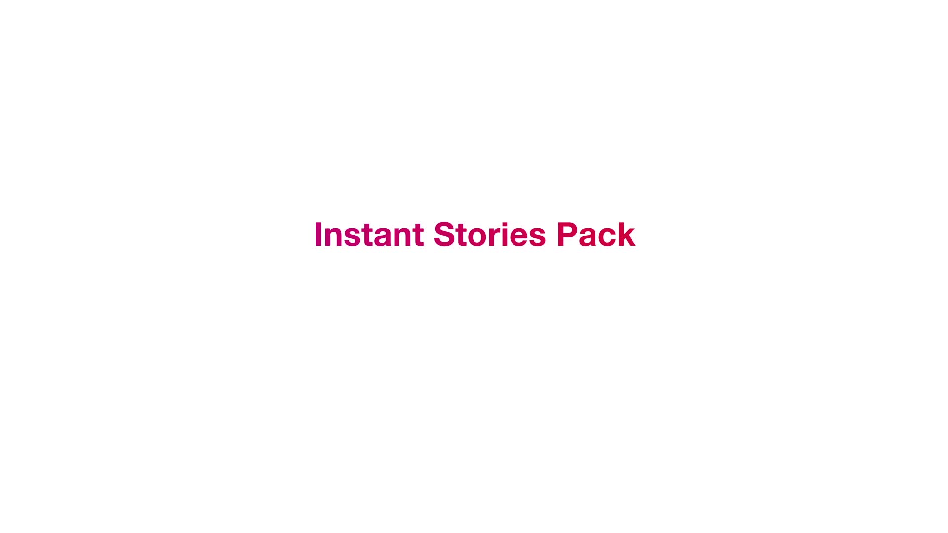 Instant Stories Pack Premiere Pro Videohive 31062472 Premiere Pro Image 1