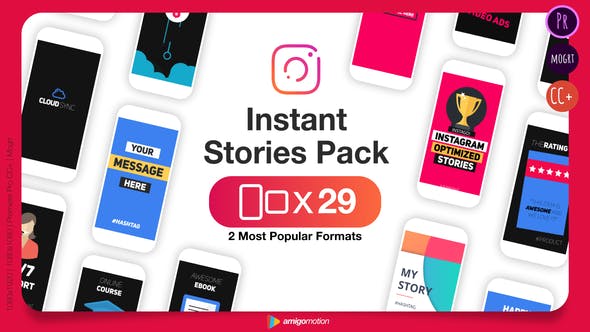 Instant Stories Pack Premiere Pro - Download Videohive 31062472