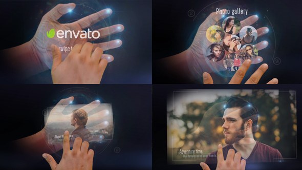 Interactive Hand Hologram Opener - Download Videohive 19419859