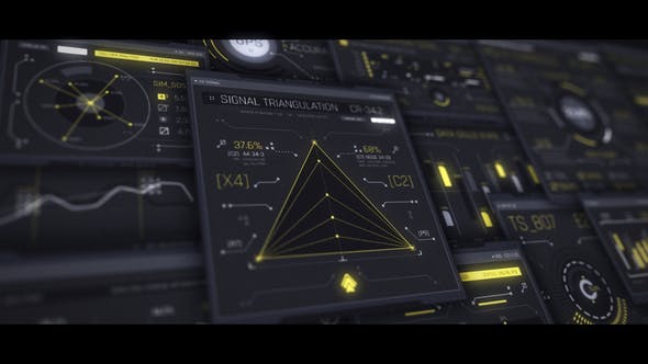 Interceptor 100 UI HUD Screens - Download Videohive 26554673