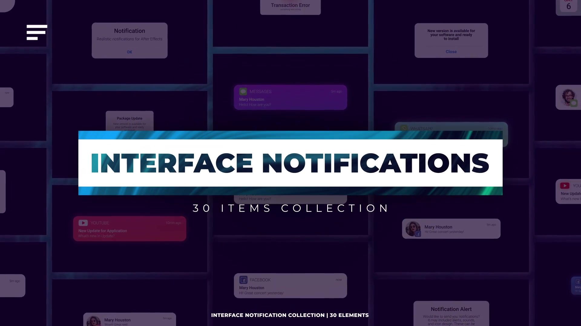 Interfaces Notifications Videohive 40419958 After Effects Image 3