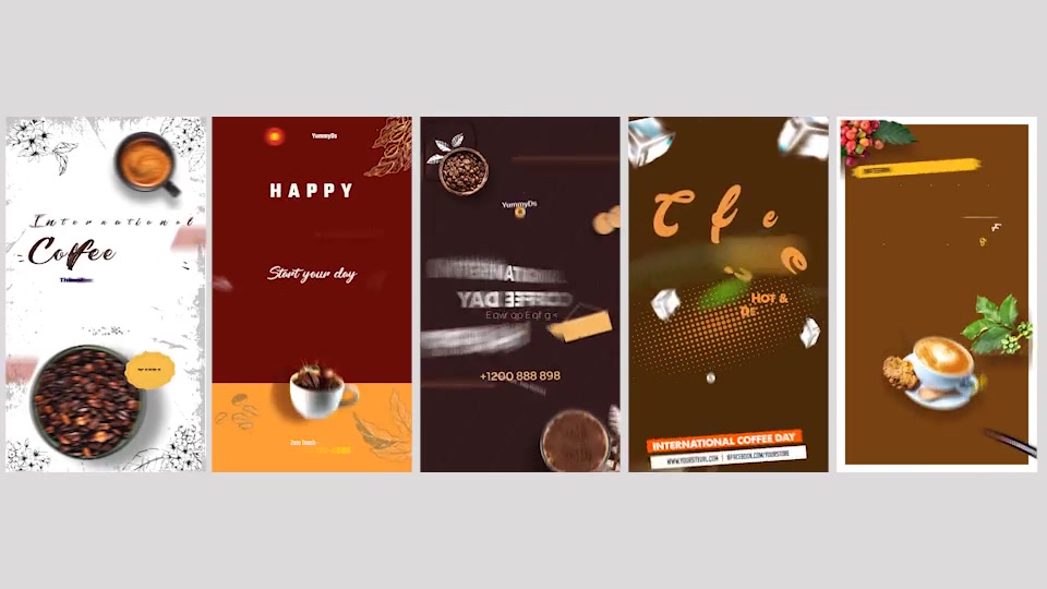 International Coffee Day Instagram Stories Videohive 33611828 After Effects Image 10