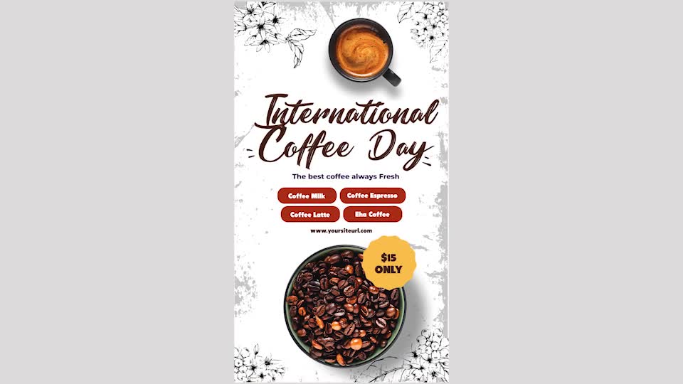 International Coffee Day Instagram Stories Videohive 33611828 After Effects Image 2