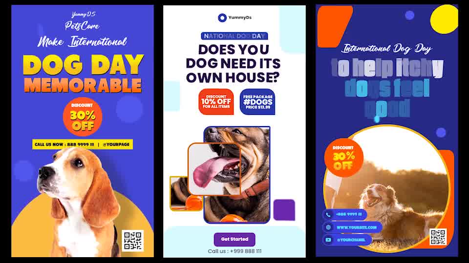 International Dogs Day and Pets Care Instagram Stories Videohive 33285007 After Effects Image 10