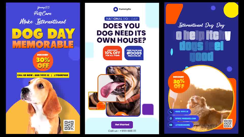 International Dogs Day and Pets Care Instagram Stories Videohive 33285007 After Effects Image 11