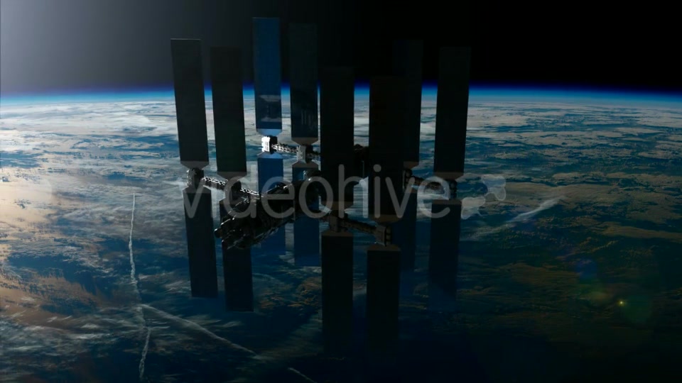 International Space Station Orbiting Earth - Download Videohive 19108651