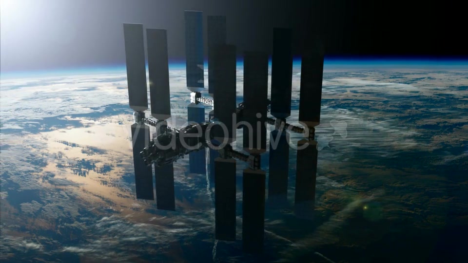 International Space Station Orbiting Earth - Download Videohive 19108651