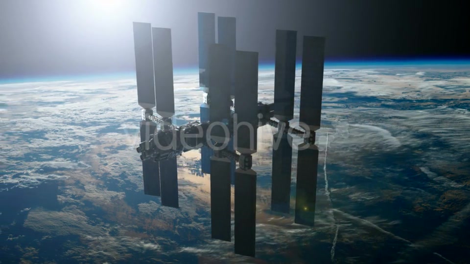 International Space Station Orbiting Earth - Download Videohive 19108651