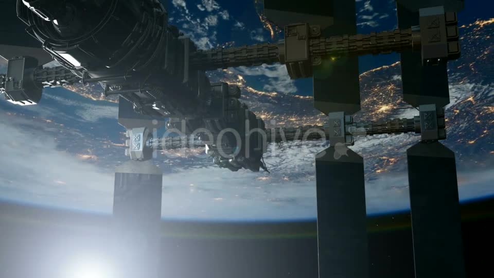 International Space Station Orbiting Earth - Download Videohive 19160198