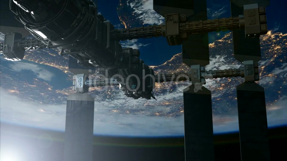 International Space Station Orbiting Earth - Download Videohive 19160198