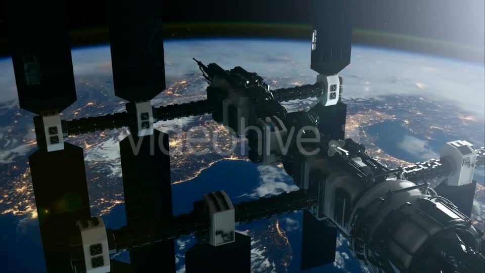 International Space Station Orbiting Earth - Download Videohive 19318086