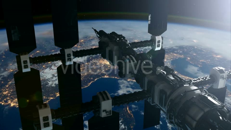 International Space Station Orbiting Earth - Download Videohive 19318086