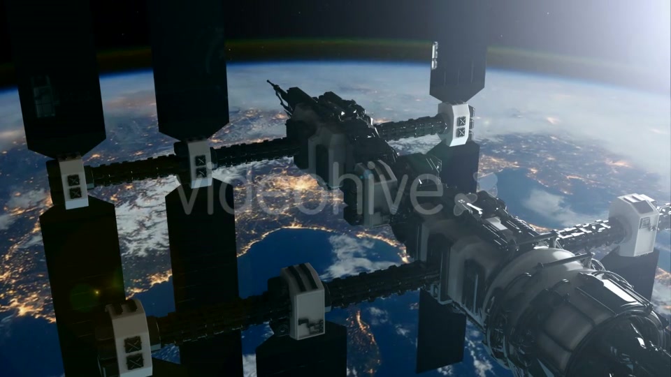 International Space Station Orbiting Earth - Download Videohive 19318086