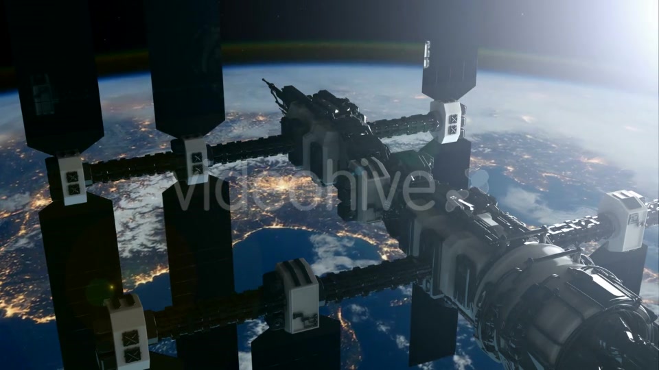 International Space Station Orbiting Earth - Download Videohive 19318086