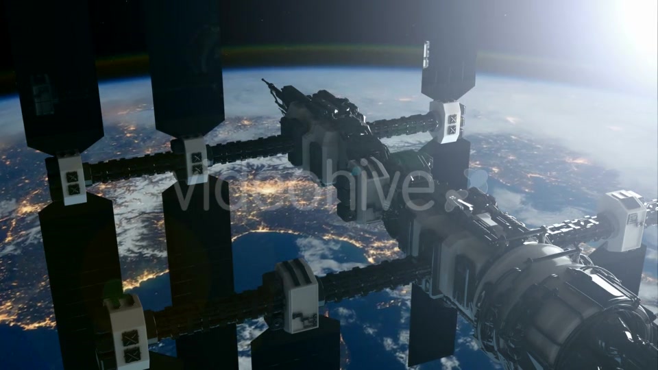 International Space Station Orbiting Earth - Download Videohive 19318086