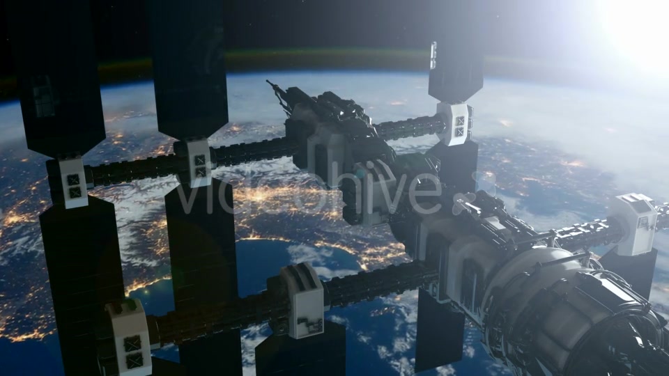 International Space Station Orbiting Earth - Download Videohive 19318086