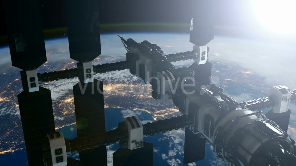 International Space Station Orbiting Earth - Download Videohive 19318086