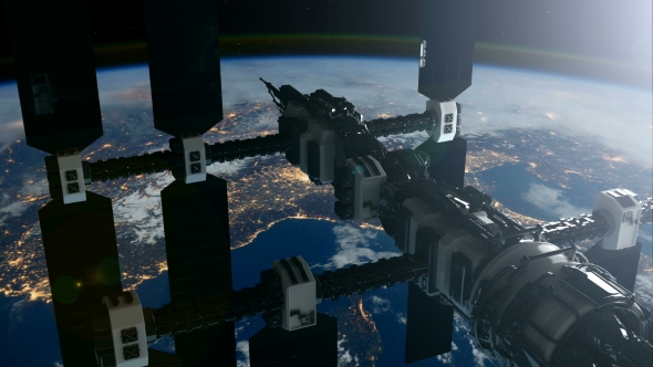 International Space Station Orbiting Earth - Download Videohive 19318086