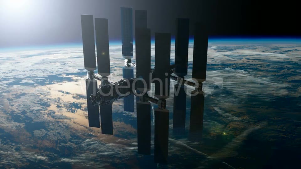 International Space Station Orbiting Earth - Download Videohive 19318097