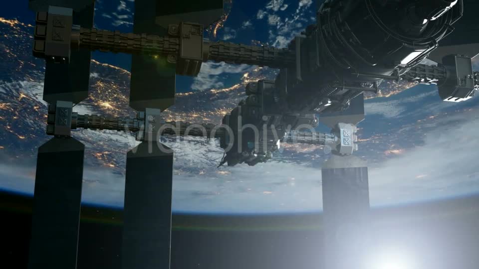 International Space Station Orbiting Earth - Download Videohive 19340395