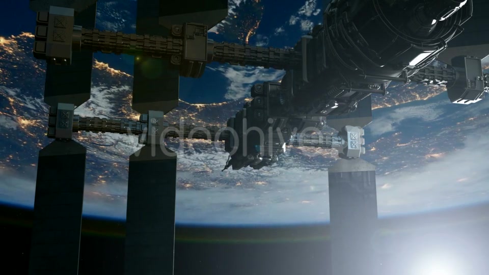 International Space Station Orbiting Earth - Download Videohive 19340395