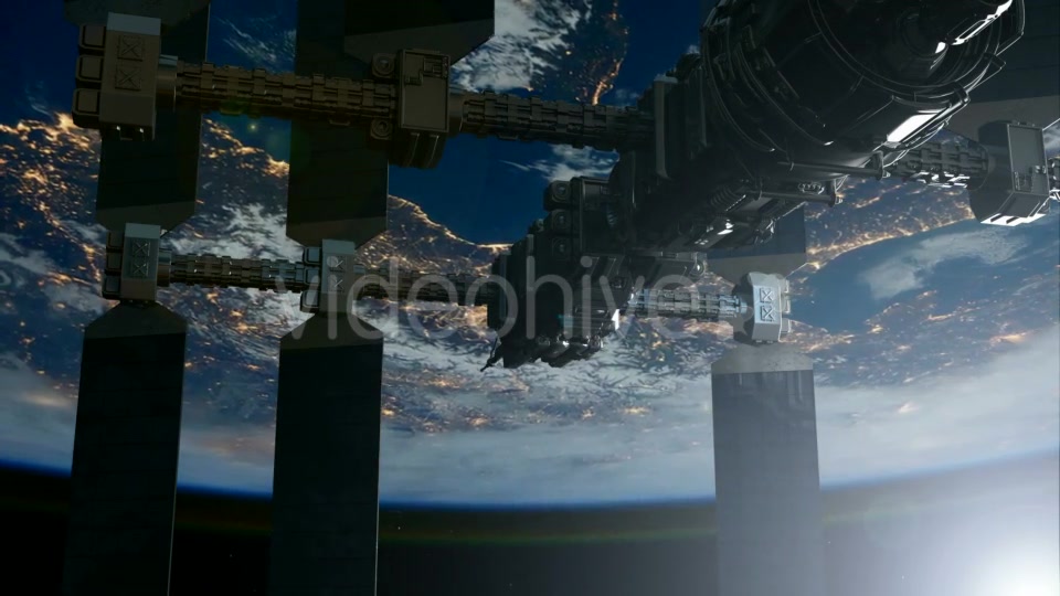 International Space Station Orbiting Earth - Download Videohive 19340395