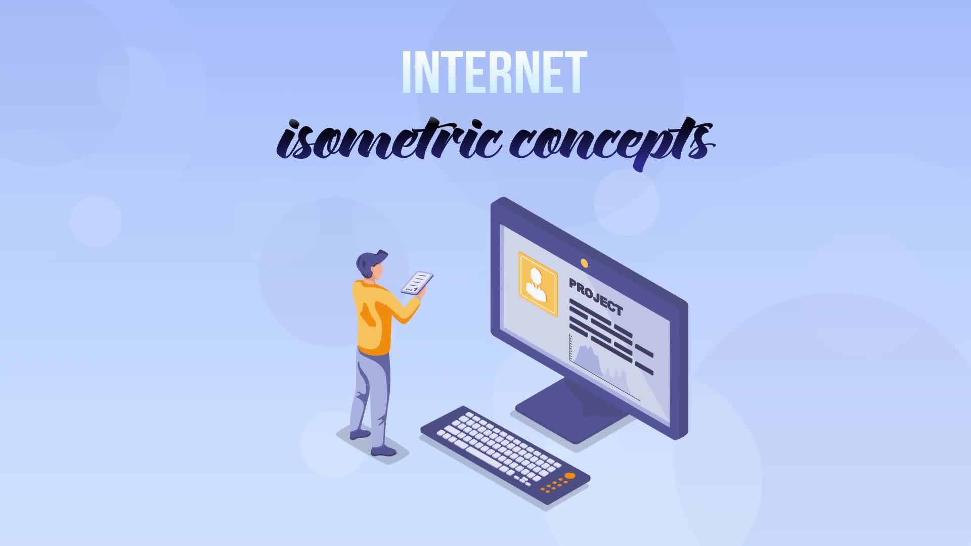 Internet Isometric Concept Videohive 27529391 After Effects Image 1
