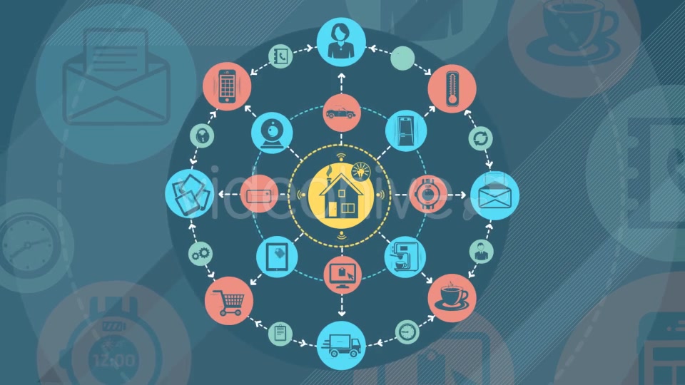 Internet Of Things And Smart Home Infographics - Download Videohive 14530412