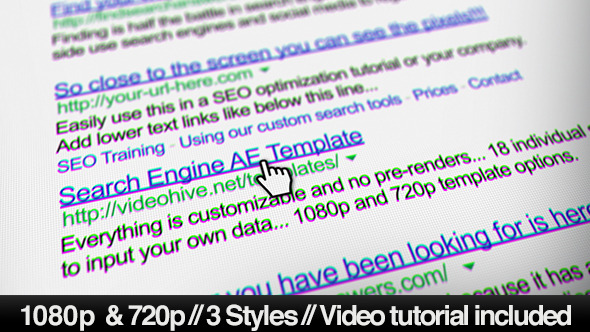 Internet Search Engine Screen Close Up - Download Videohive 6546852