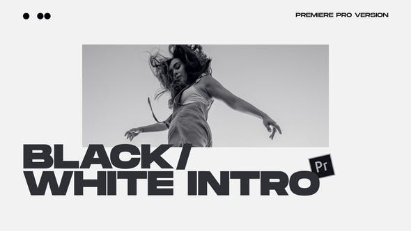 Intro Black & White (Premiere Pro) - 38876442 Videohive Download