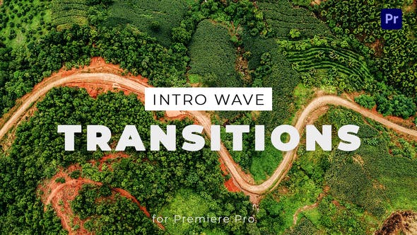 Intro Wave Transitions for Premiere Pro - Download Videohive 33597040